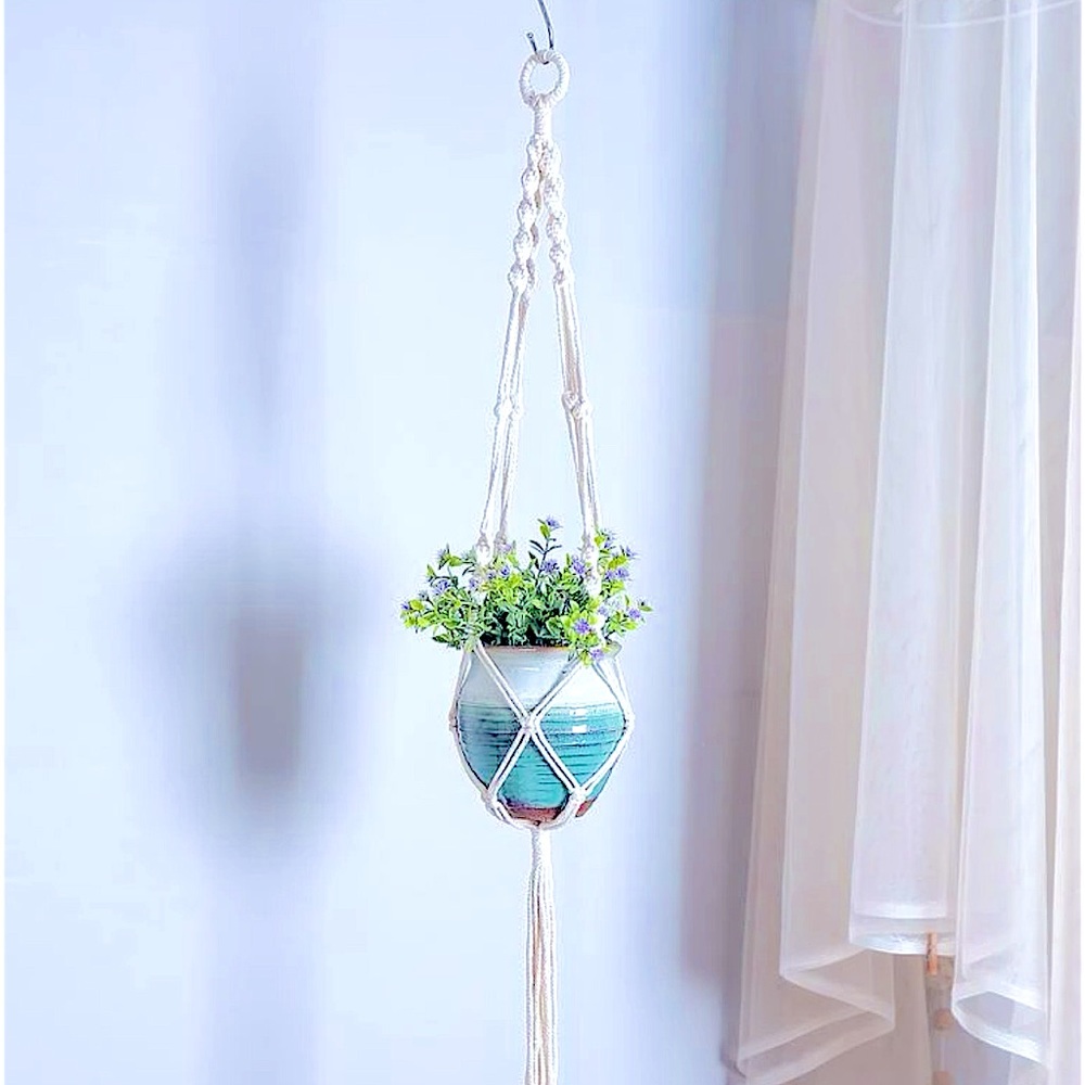 🆕🪴Modern BÖhÖ Home Decor Macramé Woven Fiber Artistry Contemporary 🪴Hanger
